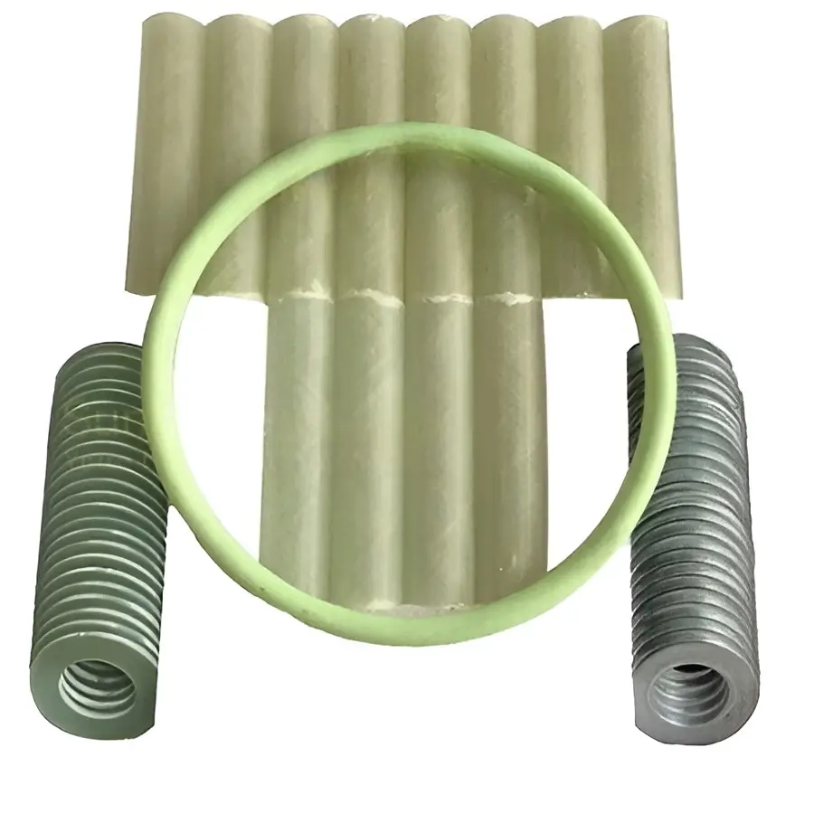 Type D phenolic flange insulation gasket kit style FIK 600-D for RTJ flanges with octagonal geometry