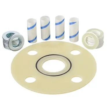 TFikseal flange insulation gasket kit with rectangular sealing element for potable water piping